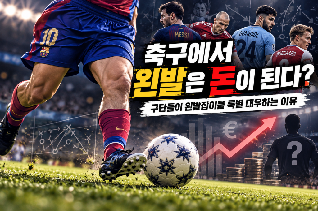 축구에서 왼발은 돈이 된다? 구단들이 왼발잡이를 특별 대우하는 이유