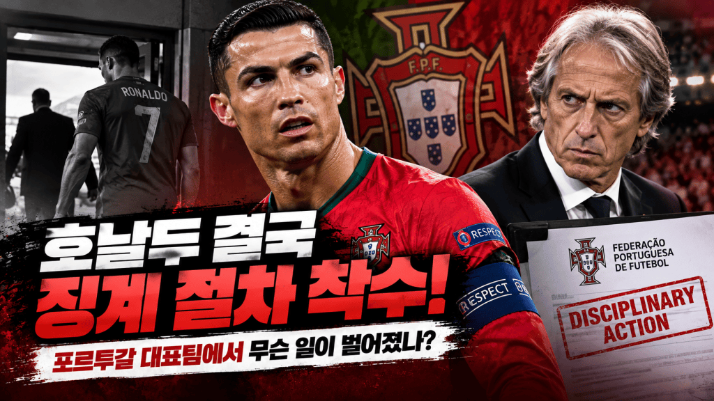 호날두 결국 징계 절차 착수…포르투갈 대표팀에서 무슨 일이 벌어졌나?